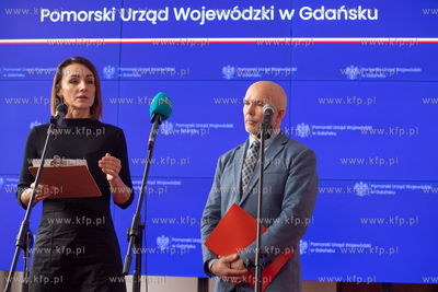 Urząd Wojewódzki w Gdańsku. Konferencja Dariusza...