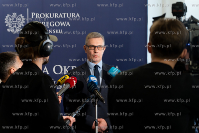 Prokuratura Okręgowa w Gdańsku. Konferencja prokuratora...