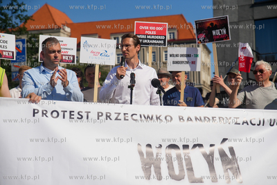 Targ Rybny w Gdańsku Protest aktywistów z Fundacji...