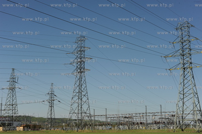 Stacja elektroenergetyczna Zarnowiec nalezaca do Polskich...