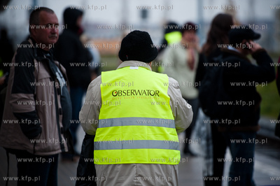Gdansk. Chelm. Ankieter zbierajacy inforamcje dla jednej...