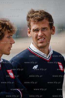 Sopot - molo. Przystan Jachtowa. Uroczystosc slubowania...