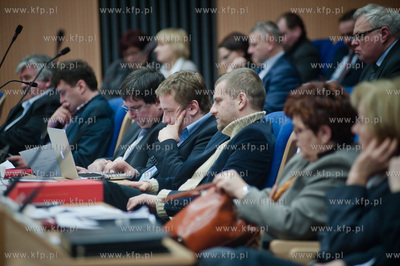 Gdansk. XXVII sesja Sejmiku Wojewodztwa Pomorskiego.
Nz...