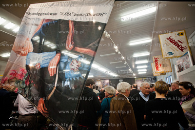 Gdansk. Sala BHP Stoczni Gdanskiej. Spotkanie zorganizowane...