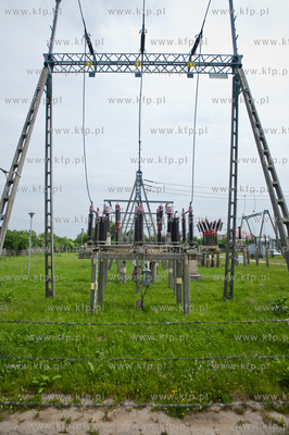 Gdansk. Stacja przekaznikowa firmy Energa Operator,...