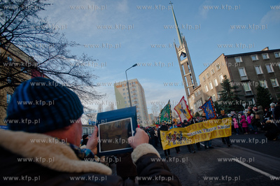 Gdynia. Orszak Trzech Kroli.  06.01.2014 fot. Mateusz...