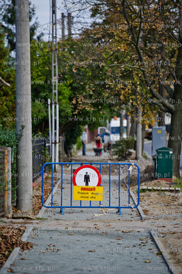 Gdansk. Remont chodnika przy ulicy Ludwika Beethowena.
02.10.2014
fot....