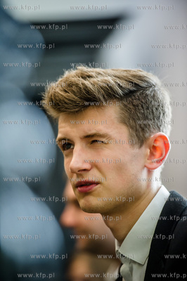 Gdansk. Urzad Miasta. Spotkanie Michala Zielinskiego,...