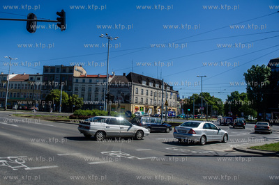 Gdansk. Skrzyzowanie Huciska oraz Walow Jagiellonskich.
02.07.2015
fot....