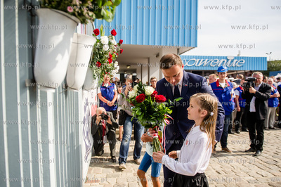 Gdansk. Obchody 35 lecia podpisania Porozumien Sierpniowych....