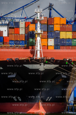 Gdansk. Terminal kontenerowy DCT. Kolejne zawiniecie...