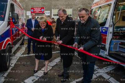 Gdynia. Miejska Stacja Pogotowia Ratunkowego. Uroczystosc...