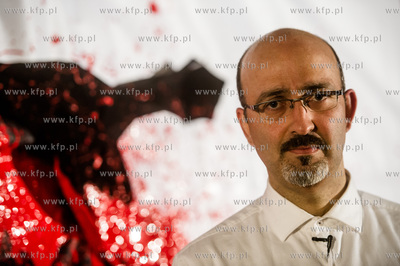 Gdańsk. Teren Muzeum II Wojny Światowej. Performance...