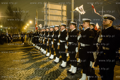 Gdynia. Obchody 46. rocznicy Grudnia '70. Apel poleglych...