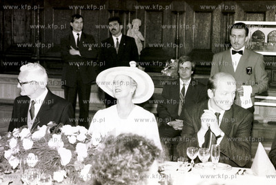 Wizyta Krolowej Danii Malgorzaty w Gdansku. Obiad w...