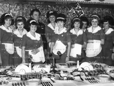 Personel restauracji Pod Kania w Przodkowie na Kaszubach....