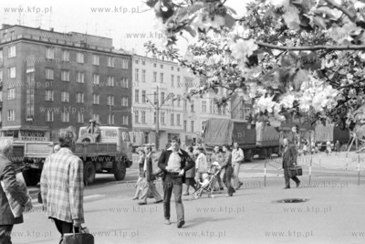 Skrzyżowanie alei Grunwaldzkiej z ulicą Miszewskiego...