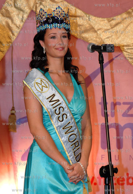 Finalistki Miss World w Trojmiescie. Spotkanie finalistek...