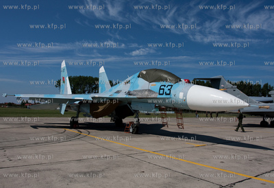 Air Show Radom 2009. Nz samolot SU-27, ktory ulegl...