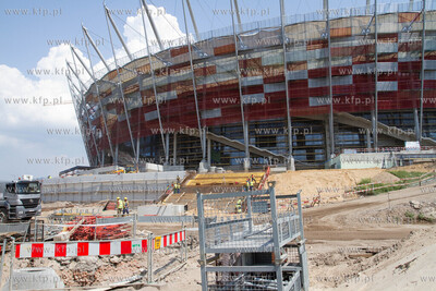 Warszawa Stadion Narodowy rowno rok przed Euro2012.
08.06.2011
fot....
