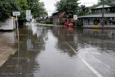 Dwukrotnie wielkie nwalnice nawiedzily Wejherowo. Ulewa...