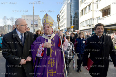 Gdynia. Msza swieta i uroczystosc podpisania aktu erekcyjnego...