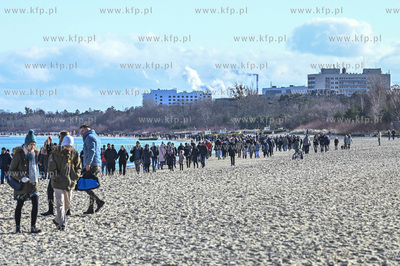Sopot. Sloneczna niedziela i tłumy spacerowiczów...