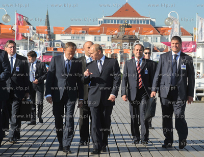 Wizyta Premiera Rosji, Wladimira Putina w Gdansku z...