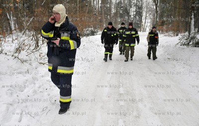 Poszukiwanie zaginionej kobiety Marii Pettke w Leznie...