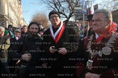 Gdansk. Parada z okazji 93 rocznicy odzyskania przez...