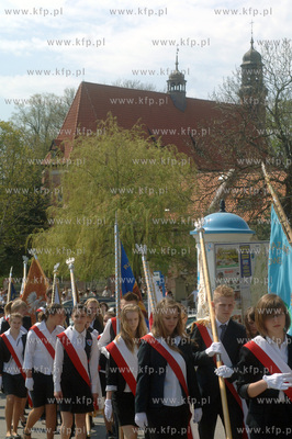 Uroczystosci Swieta Konstytucji 3 maja w Zukowie na...