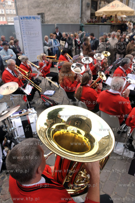 Swieto ulicy Mariackiej w Gdansku. Koncert norweskiej...