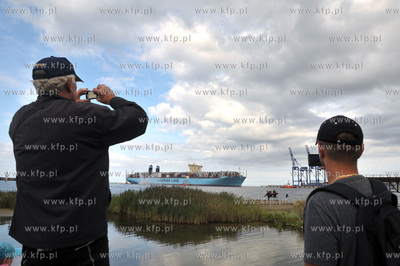 Najwiekszy kontenerowiec swiata Maersk Mc-Kinney Moller...