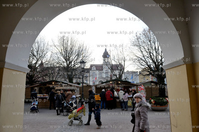 Wejherowo. Plac Jakuba Wejhera i Jarmark Bozonarodzeniowy....