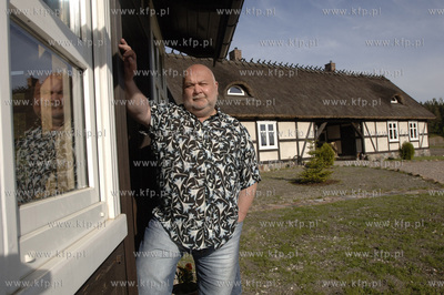 Rudi Schuberth i jego dom na Kaszubach.   21.05.2008...