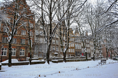 Gdansk zima. Ul. sw. Ducha. 21.01.2016 Fot. Maciej...