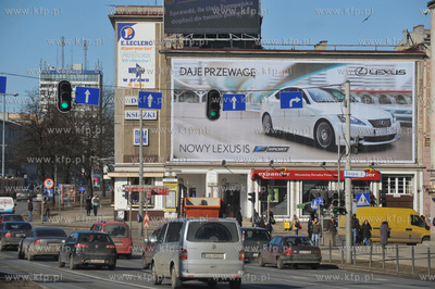 Gdańsk Wrzeszcz. Al. Grunwaldzka, skrzyżowanie z...