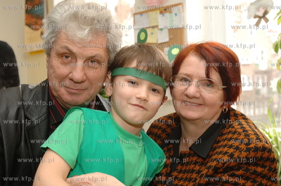 Dzien Babci i Dziadka. Nz. Regina i Edmund Kiedrowscy...