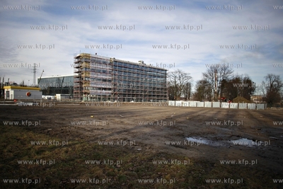 Budowa biurowca Opera Office przy ul Grunwaldzkiej...