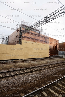 Budowa dworca kolejowego w Sopocie. 24.02.2015 fot....