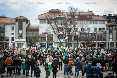 Sopot: Solidarnie z Ukrainą. Wiec poparcia dla narodu...