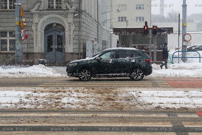 Intensywne opady śniegu w Gdańsku. 13.03.2026 fot....