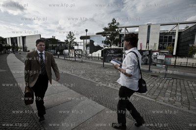 Wystawa pt. Solidarnosc Narodow, nieopodal Reichstagu,...
