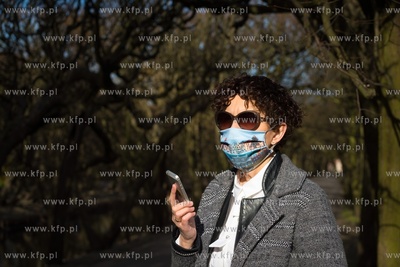 Gdańsk, Park Oliwski. Z powodu zagrożenia epidemicznego...