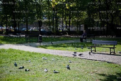 Park Kuzniczki  - zabytkowy, niewielki park w Gdansku...