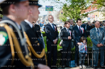Gdansk. Obchody Swieta Narodowego Trzeciego Maja pod...