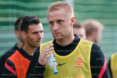 Gdansk. Pierwszy trening Reprezentacji Polski w pilce...