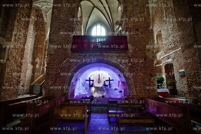 Gdansk. Kosciol sw. Katarzyny. Niedziela Wielkanocna....