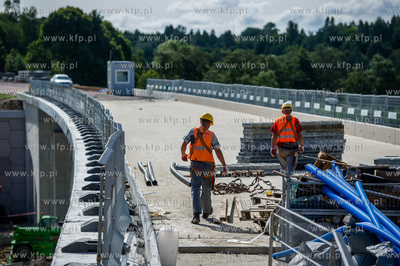 Gdansk. Teren budowanej stacji PKM Gdansk-Niedzwiednik....