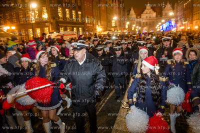 Gdansk. Przywitanie Swietego Mikolaja, parada zaczarowanego...